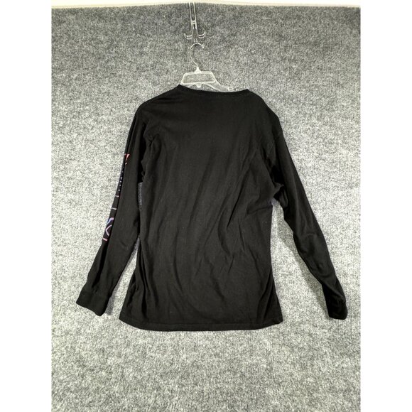 Fright Fest Mens Large Six Flags Great America Black Long sleeve shirt Unisex - Picture 6 of 6